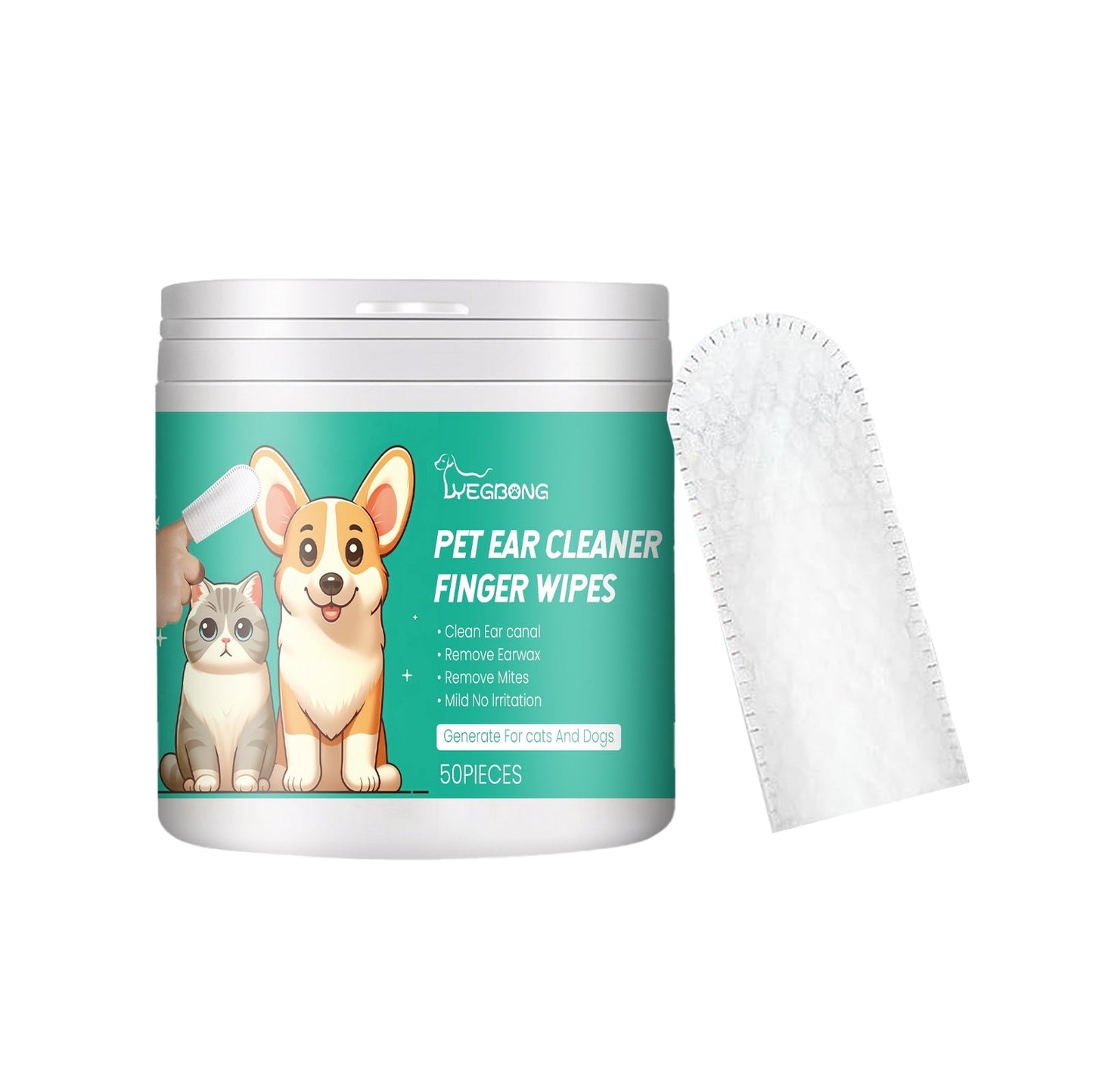 Lingettes Nettoyantes Hydratantes – 50 Tablettes avec Extraits Naturels