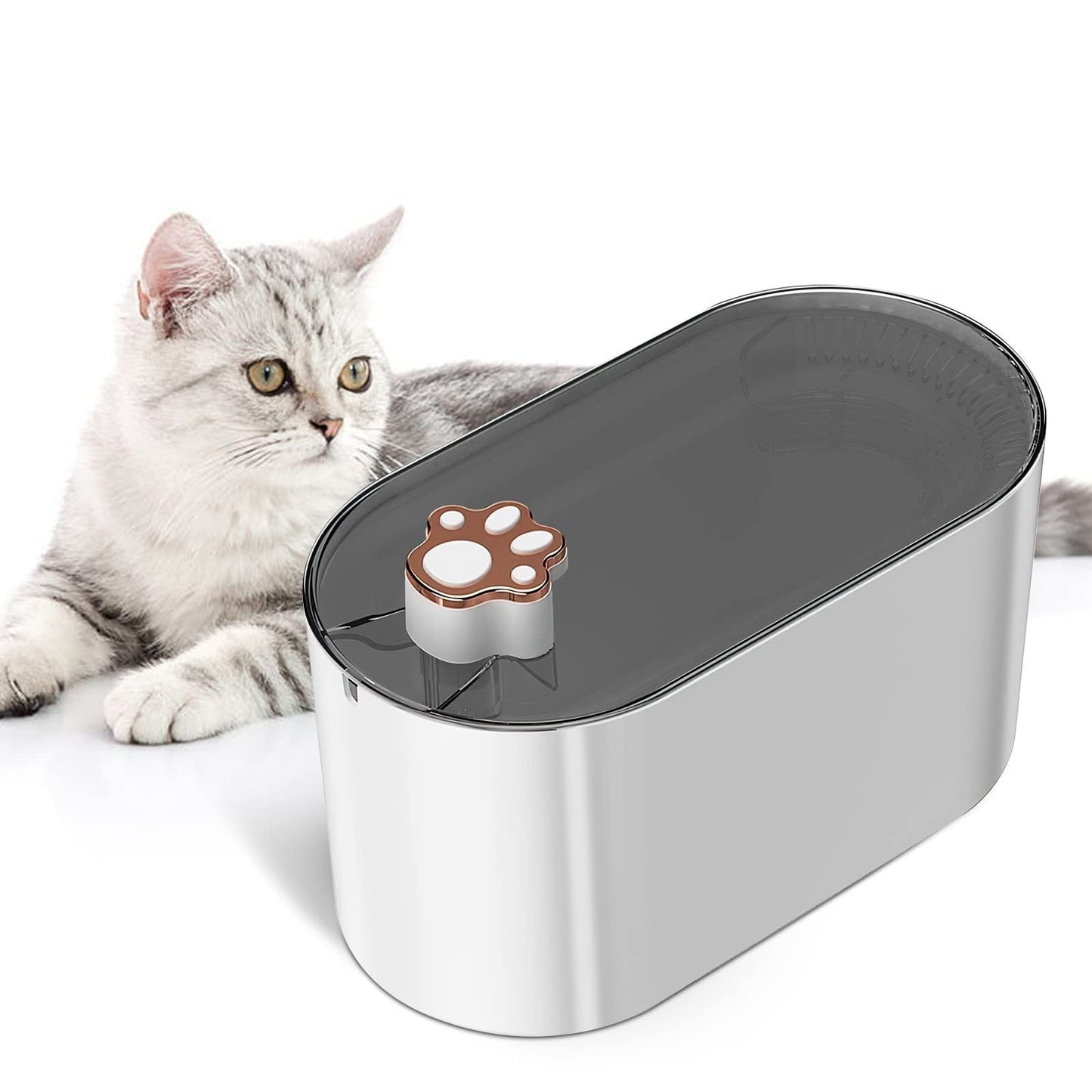 Fontaine à Eau Automatique 3L pour Chats et Chiens – Distributeur Ultra-Silencieux avec Filtre et Lumière LED