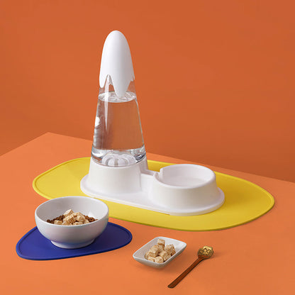 Set de Table Antidérapant en Silicone pour Animaux – 49×28 cm